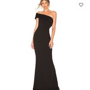 Katie May Titan Maxi Gown in Black, Size 0
